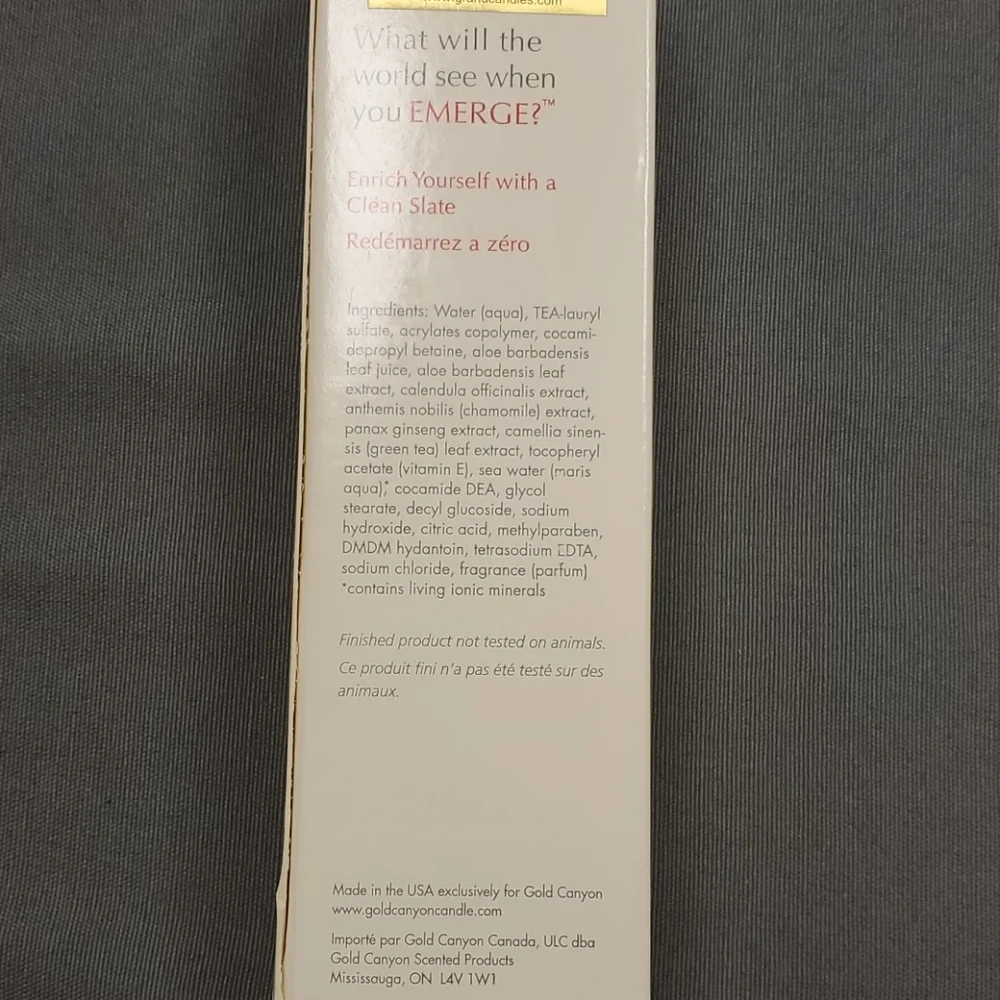 NIB. Gold Canyon -‎ Start Clean BODY LATHER 8 oz